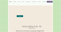 Desktop Screenshot of chocoruacamping.com